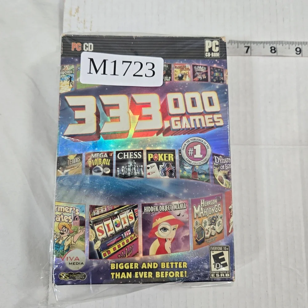 333,000 Games‎ PC CD-ROM Big Box 3 Disc Set 2009 Selectsoft Viva Media (CIB)